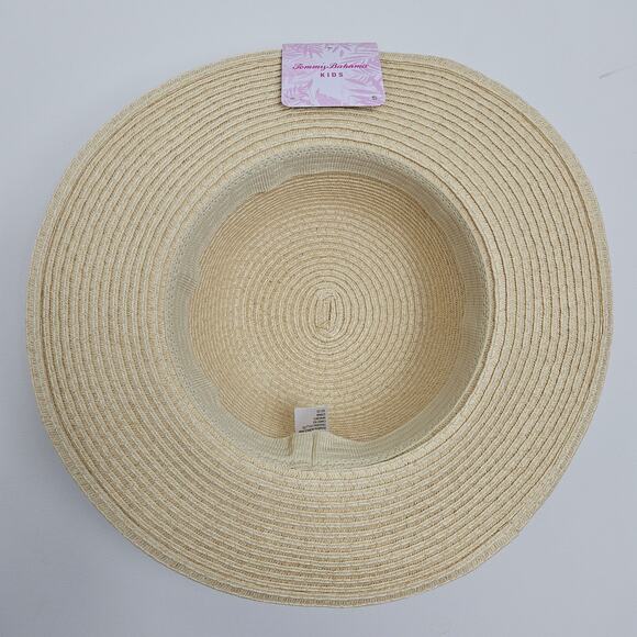 Tommy Bahama Pink Floral One-Piece Swimsuit and Matching Hat | Kid's 5 - Picture 6 of 16